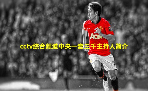 cctv综合频道中央一套三千主持人简介